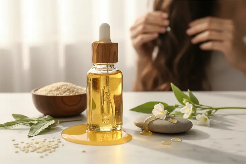 5 Benefits of Cold-Pressed Sesame Oil for Hair